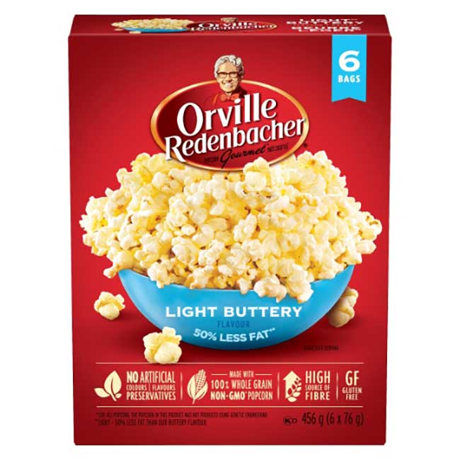 Orville Redenbacher's Light Buttery Popcorn, 70 G -- 36 Per Case
