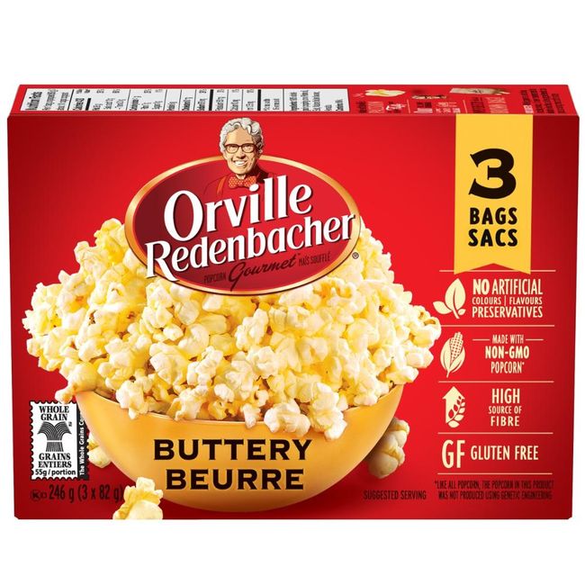 Orville Redenbacher's Butter Popcorn, 246 G -- 12 Per Case