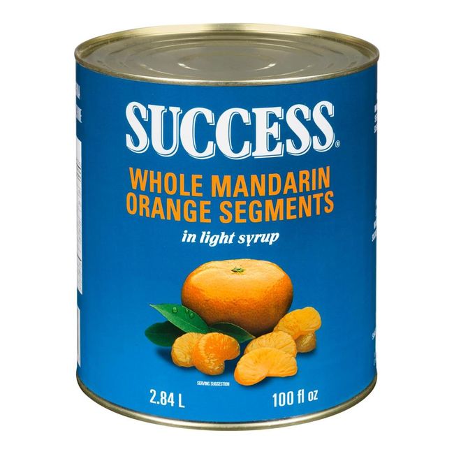 Success Whole Mandarin Orange In Light Syrup, 2.84 L -- 6 Per Case