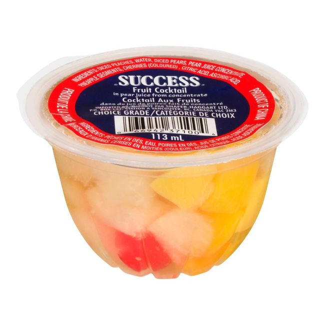 Success Cocktail Fruit In Pear Juice, 113 G -- 24 Per Case