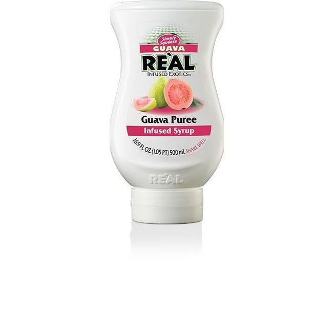 Real Guava Puree Infused Syrup, 500 Ml -- 6 Per Case