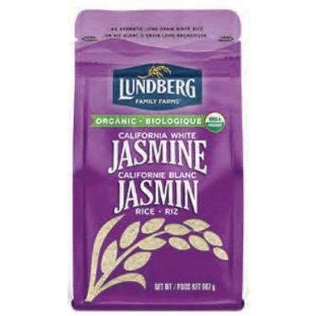 Lundberg Family Farms Organic California White Jasmine Rice -- 6 Per Case
