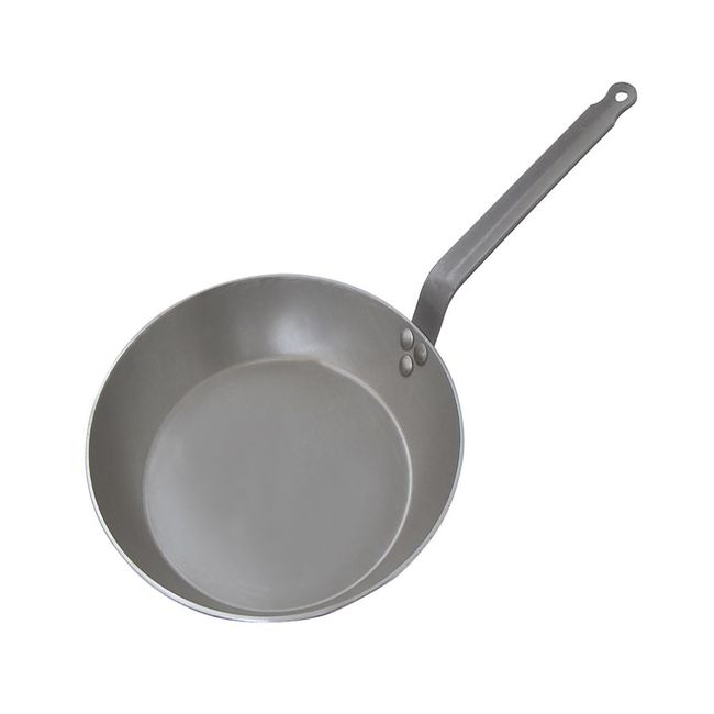 De Buyer Carbone Plus Round Steel Layonnaise Frypan, 7.8 In