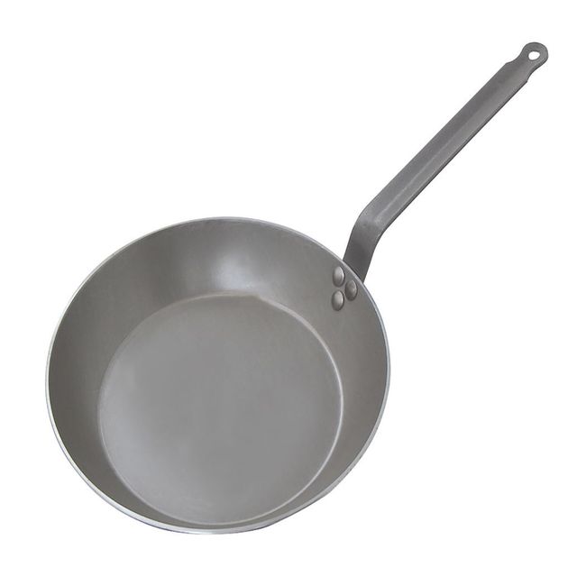 De Buyer Carbone Plus Round Steel Layonnaise Frypan, 9.4 In