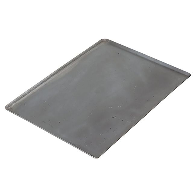 De Buyer Iron Oblique Edge 1.2mm Thickness Baking Tray, 21.1 X 12.8 In