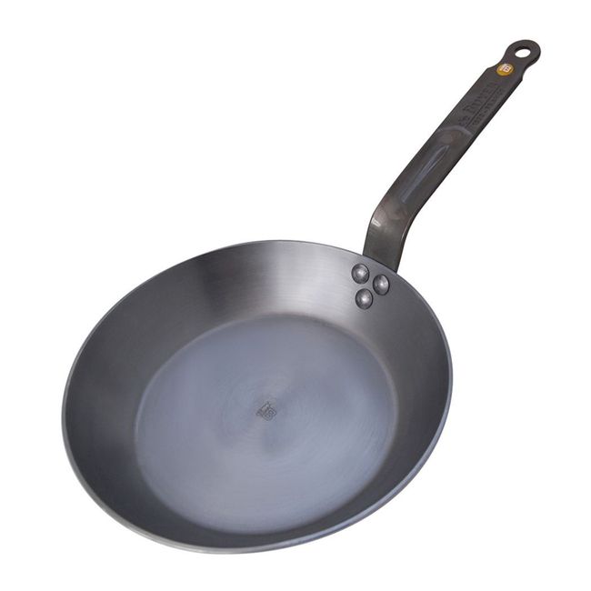 De Buyer Mineral B Element Steel Round Frypan, 10.23 In