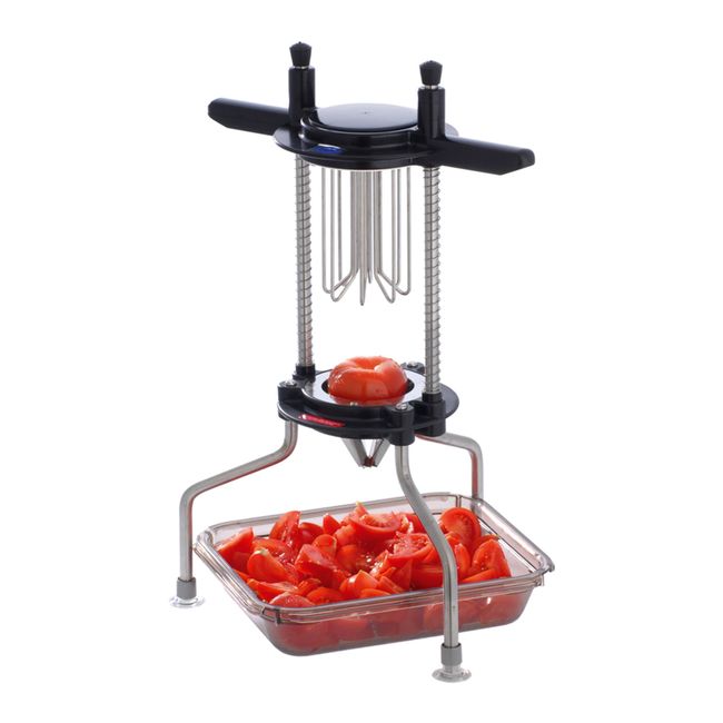 Louis Tellier Professional High 4-wedge Tomato And Citrus Cutter, 15.1 In Length X 12.8 In Width X 23 In Height