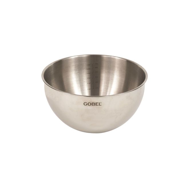 Gobel Stainless Steel Round Bottom Mixing Bowl, 11.81 In Diameter X 6.88 In Height