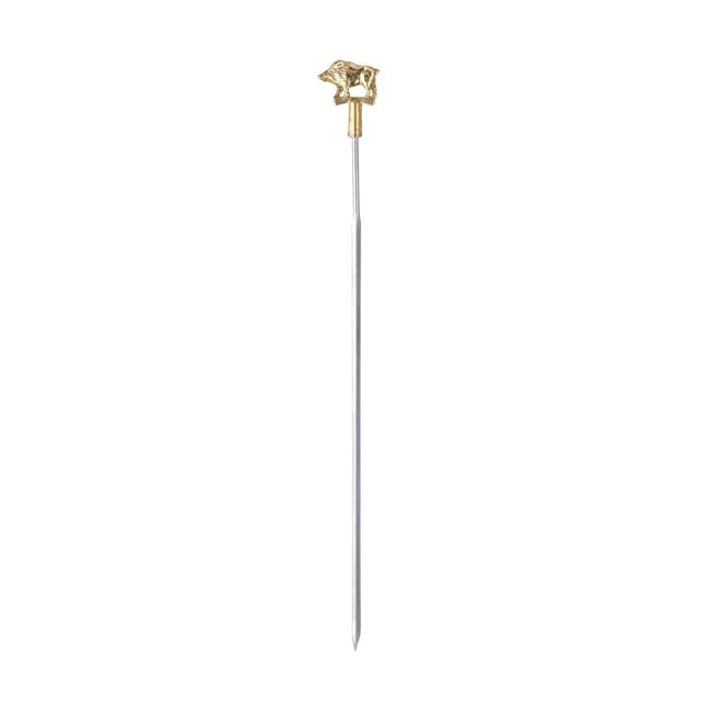 Triangle Stainless Steel Wild Boar Skewer, 28 Cm