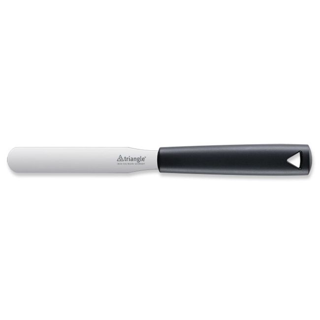 Triangle Professional Stainless Steel Confiserie Spatula With Polypropylene Handle, 15 Cm