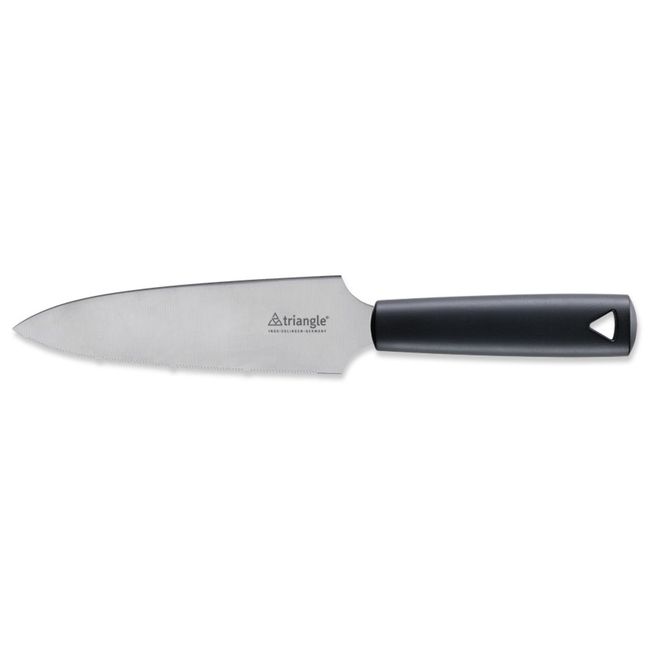 Triangle Stainless Steel Serrated Pie Knife, 7 In