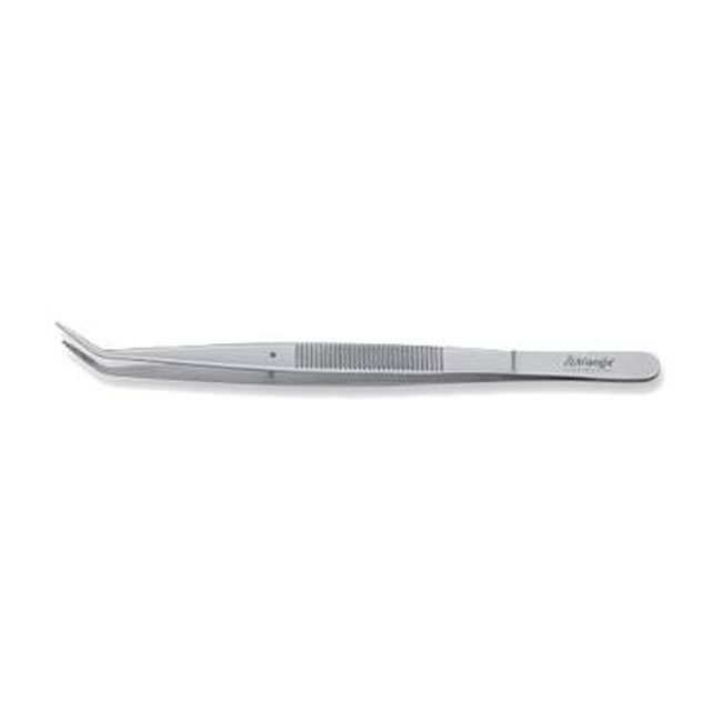 Triangle Stainless Steel Cranked Tweezer, 15 Cm Length