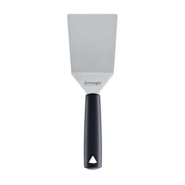 Triangle Stainless Steel Cranked Spatula With Polypropylene Handle, 12 Cm