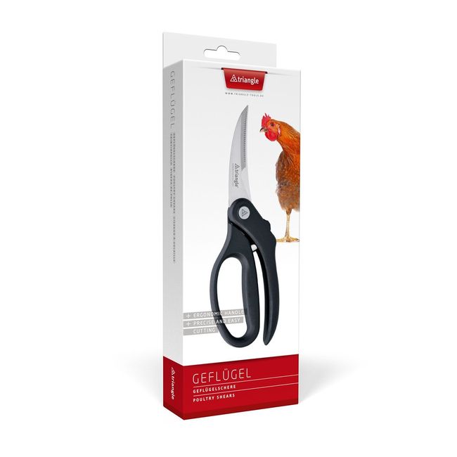 Triangle Stainless Steel Poultry Shears, 29 Cm Length X 10 Cm Width X 3.4 Cm Height