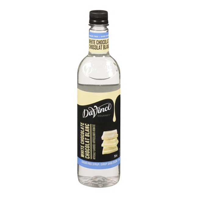 Davinci Gourmet White Chocolate Sugar Free Syrup, 750 Ml -- 4 Per Case