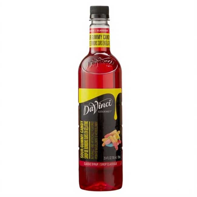 Davinci Gourmet Sour Gummy Syrup, 750 Ml -- 4 Per Case