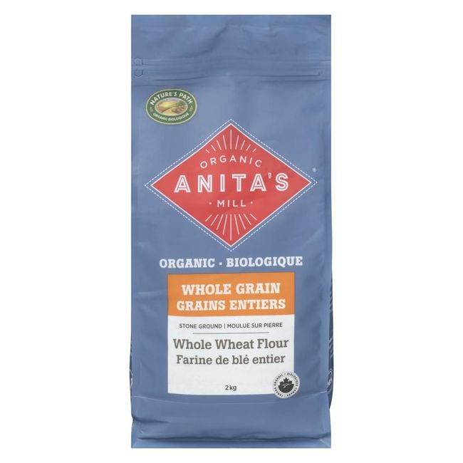 Anita's Organic Mill Stone-ground Whole Wheat Flour, 2 Kg -- 4 Per Case