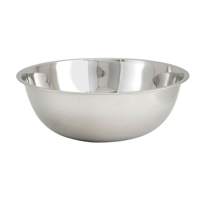 Winco Slmb009 Stainless Steel Mixing Bowl, 20 Qt Capacity