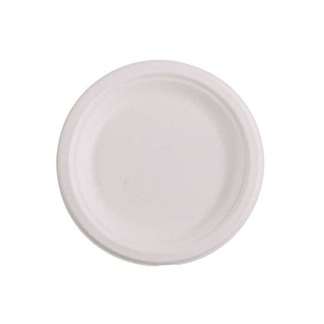 Kitch 24/7 Disposable White Molded Fiber Plate, 6 In -- 1000 Per Case
