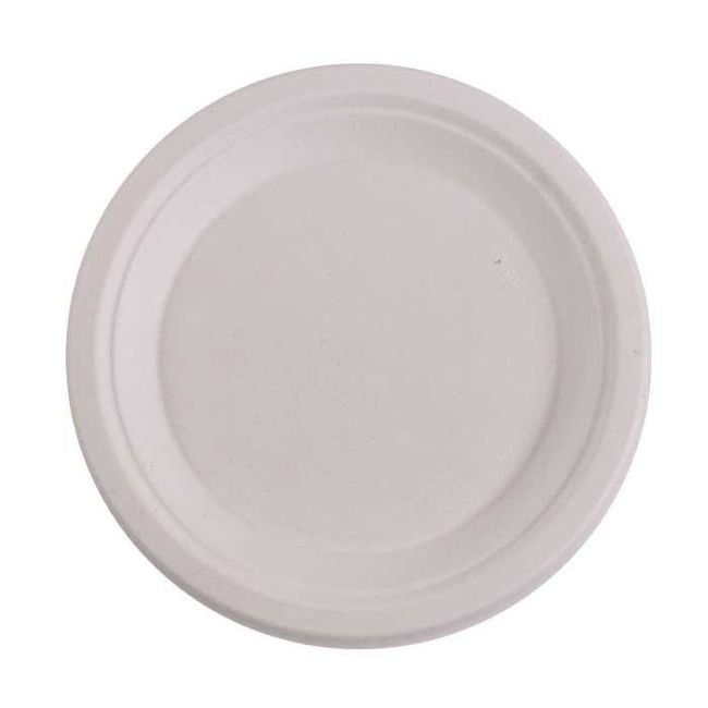 Kitch 24/7 Disposable White Molded Fiber Plate, 7 In -- 1000 Per Case