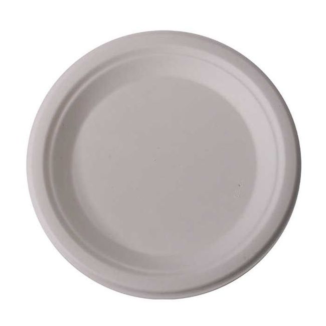 Kitch 24/7 Disposable White Molded Fiber Plate, 9 In -- 500 Per Case