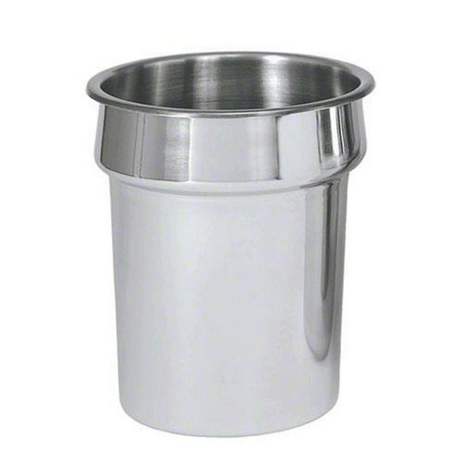 Winco 78355 Stainless Steel Inset Pan, 4 Qt