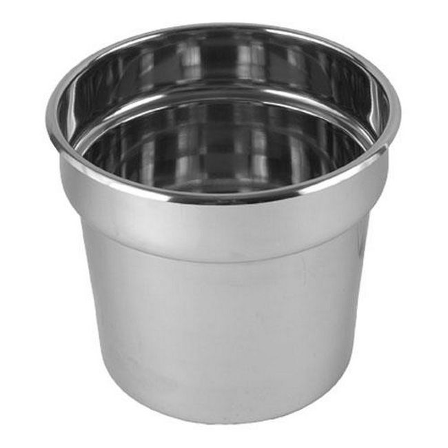 Winco 78356 Stainless Steel Inset Pan, 7 Qt
