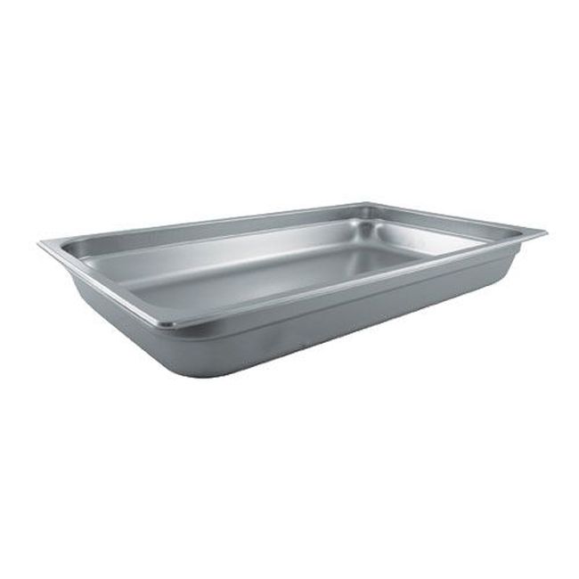 Winco Spjl-102 25 Gauge Stainless Steel Full Size Anti-jam Steam Table Pan, 2.5 In Deep