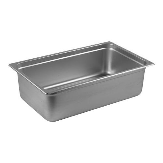 Winco Spjl-106 Stainless Steel Full Size Anti-jam Steam Table Pan, 6 In Deep