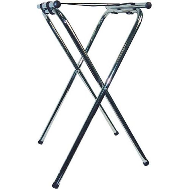Winco Tsy-1a Stainless Steel Folding Tray Stand, 31 In Height
