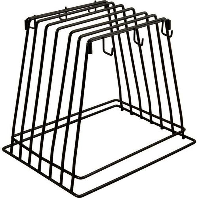Winco 86108 Vinyl-coated 6-slot Cutting Board Rack