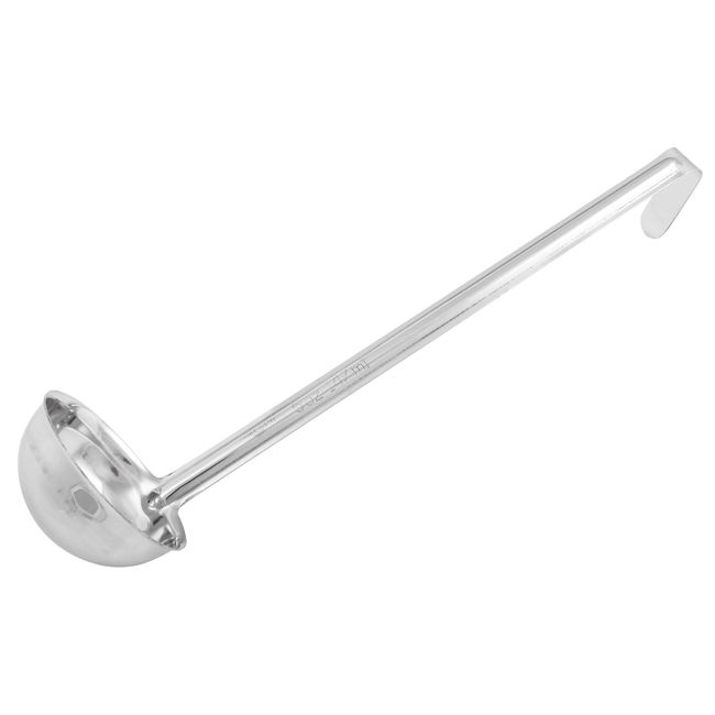 Winco Ldin-1.5 One Piece Stainless Steel Ladle, 24oz Capacity