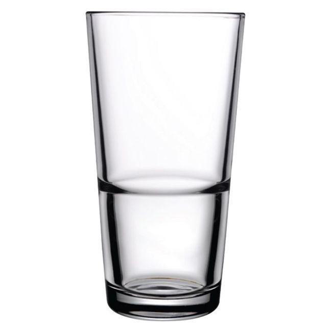 Pasabahce Grand-stack Cooler Glass, 16.2 Oz -- 24 Per Case