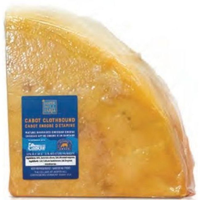 Jasper Hill Farm Cabot Clothbound Cheddar Cheese Quarters, 3.63 Kg