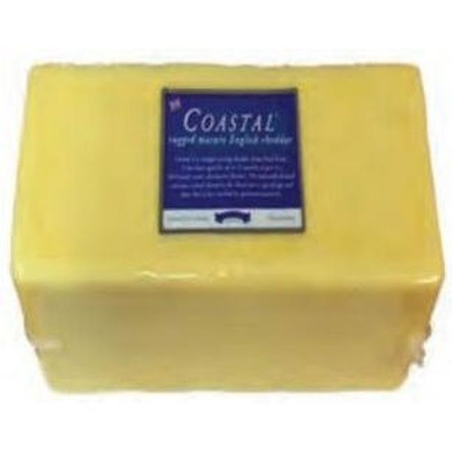 Coombe Castle Bloc De Fromage Cheddar Côtier, 2,5 Kg -- 6 Par Caisse