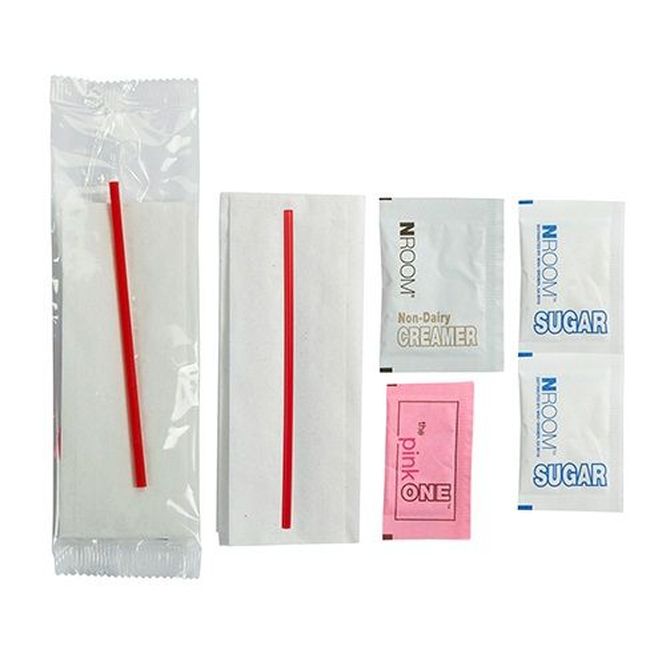 Polar Pak Coffee Kit- 2 Sugars 1 Sugar Sub 1 Cream 1 Stirrer And Nap -- 500 Per Case
