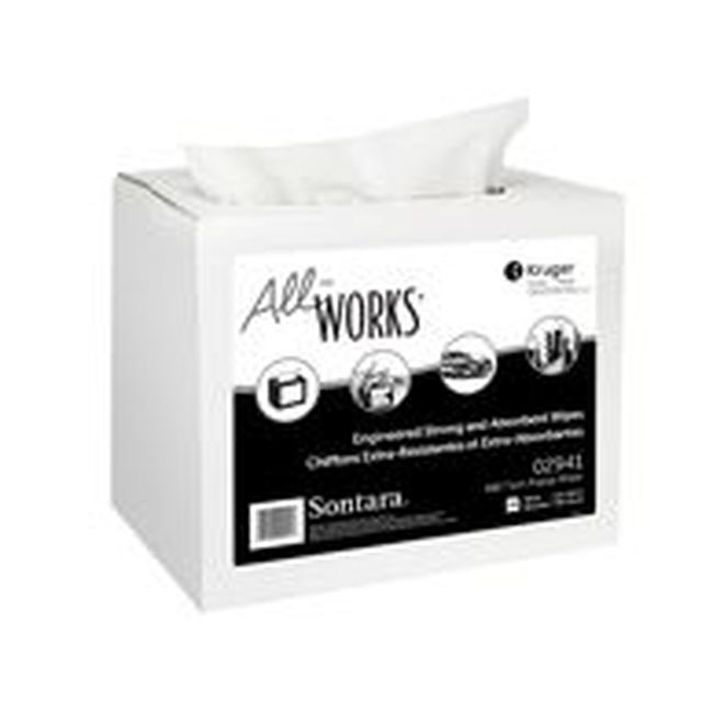 All Works K80 Twin Popup Wiper, 12 X 16.5 In -- 250 Per Case