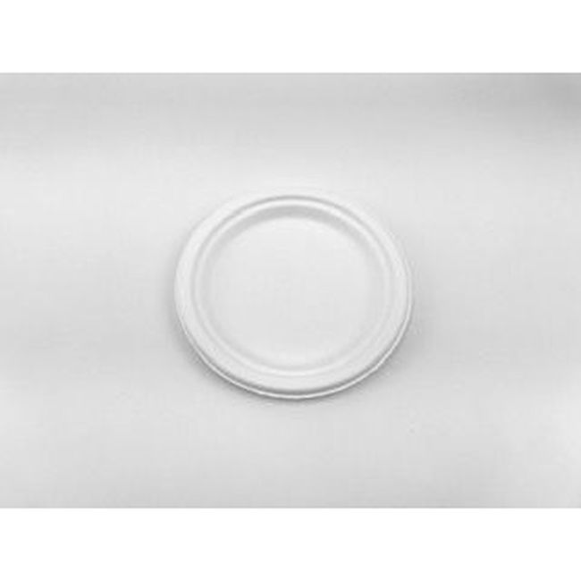 Somi Round Bagasse Plate, 6.75 In -- 1000 Per Case