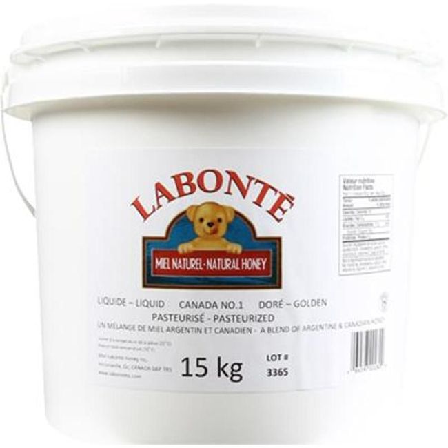 Miel Labonte Miel Doré Pur, 15 Kg