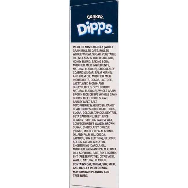 Quaker Dipps Rainbow Chip Granola Bar, 150 G -- 12 Per Case