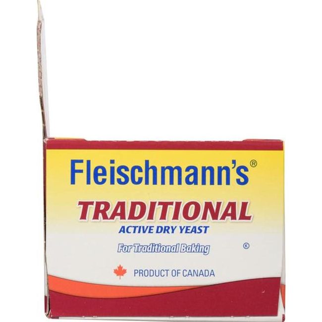 Fleischmann's 8 G Traditional Active Dry Yeast Strips, 3 Count -- 40 Per Case