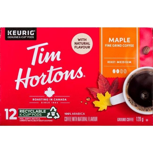 Tim Hortons Capsules De Café Moulu K Cup, 12 Unités -- 6 Par Boîte