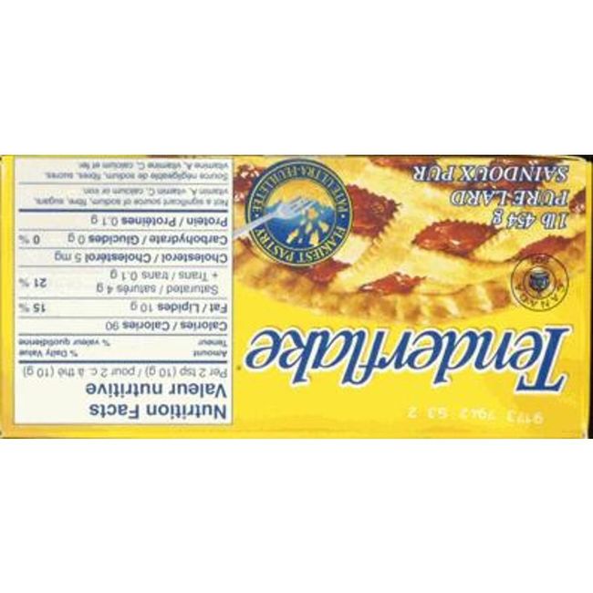 Tenderflake Shortening, 454 G -- 36 Per Case