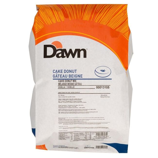 Dawn Foods Préparation Pour Beignets À La Vanille, 20 Kg