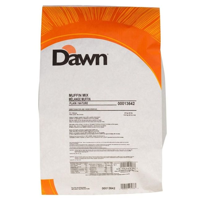 Dawn Foods Mélange À Muffins Régulier, 20 Kg
