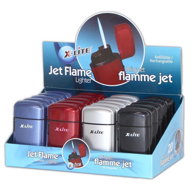 X-lite Briquet Rechargeable Jet Flame -- 20 Par Boîte