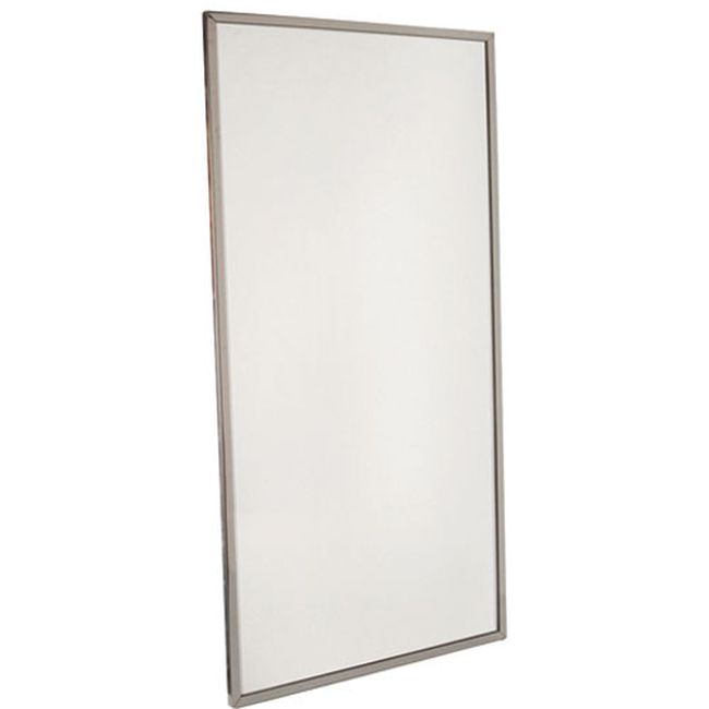 Bobrick Bobb-165-1836 Stainless Steel Channel Frame Mirror, 18 X 36 In