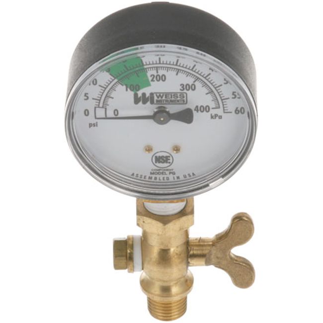 Stero Strp65-1136 60 Psi Pressure Gauge, 2-1/2 In