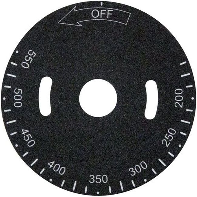 Vulcan Hart Vul00-498037-0000a Plaque De Réglage De La Température De 200 À 550 °f