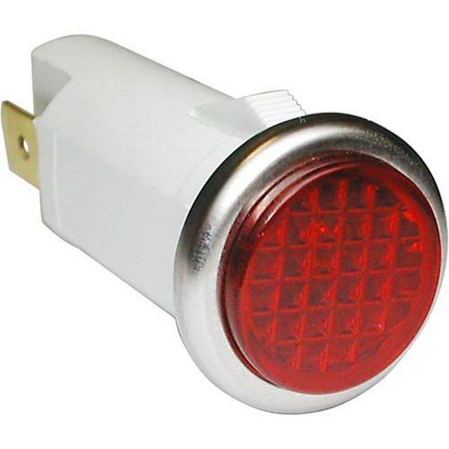 Red 250v Signal Light Fits 1/2 Inch Hole For Legion Part Number 407451